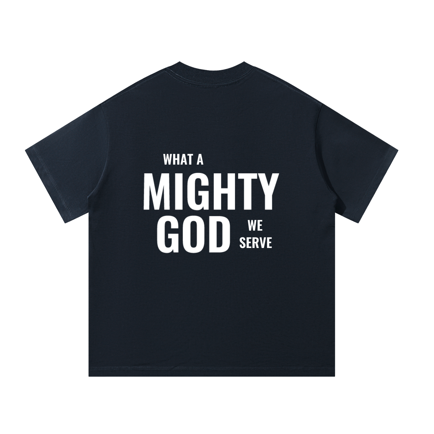 What a Mighty God We Serve - Men's Oversized T-shirt