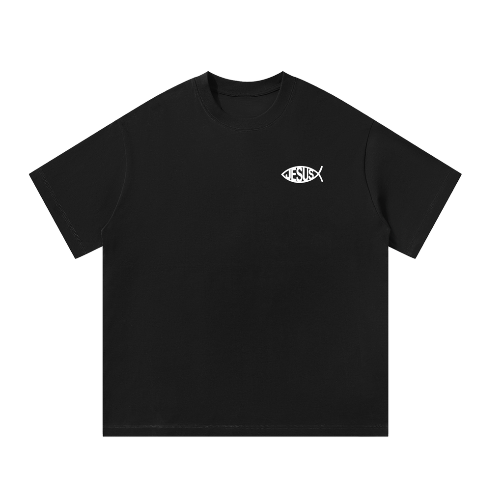 Jesus Fish - Men's Oversized T-shirt