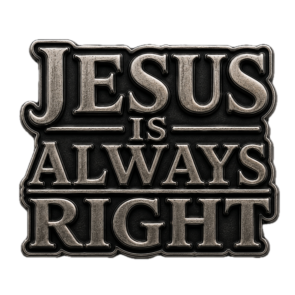 Jesus Is Always Right