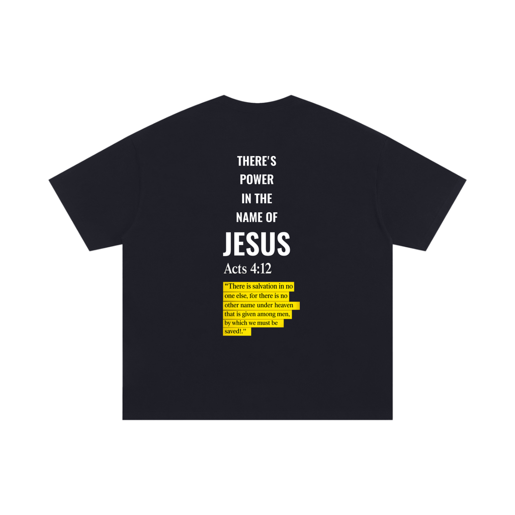 There's Power In The Name of Jesus - Men's Oversized T-Shirt